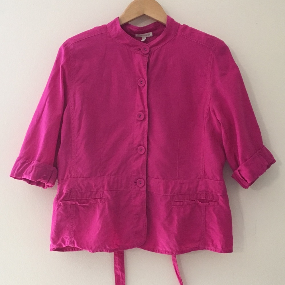 Eileen Fisher 100% Irish Linen Jacket